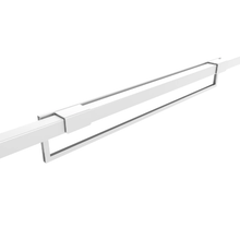 22¾" x 3¼" Inch Aspect Retail Display Merchandiser Promotional Sign Holder Saddle Mount Gloss White APSH24W