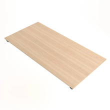 55"L x 28"W x 3"H Inch Pipeline Adjustable Double Bar Ballet Raw Oak Wood Grain Base Shelf PSBBLLADJSOK
