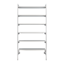 51.25"L x 20"W x 4.5"H Inch Pipeline Outrigger Kit Six Wood Gloss White Frame with Shelves PSORW2WH
