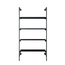 51.25"L x 20"W x 4.5"H Inch Pipeline Outrigger Kit Four Wood Anthracite Grey Frame with Black Shelves PSORG3BK