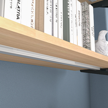 51.25"L x 20"W x 4.5"H Inch Pipeline Outrigger Kit Four Anthracite Grey Frame with Raw Oak Wood Grain Shelves PSORG3OK