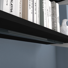 51.25"L x 20"W x 4.5"H Inch Pipeline Outrigger Kit Four Wood Gloss White Frame with Black Shelves PSORW3BK