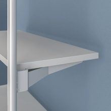 51.25"L x 20"W x 4.5"H Inch Pipeline Outrigger Kit with Four Wood Gloss White Frame with Shelves PSORW3WH