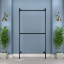 54"L x 9"W x 4"H Inch Pipeline Outrigger Kit with Two Anthracite Grey Frame and Anthracite Grey Hang Rail PSORG4