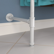 54"L x 9"W x 4"H Inch Pipeline Outrigger Kit with Two Gloss White Frame with Hang Rail PSORW4