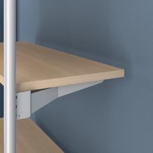 15 3/4 W x 46 3/8 L x 1 T Inch Pipeline Shelves 48" Wide Raw Oak Wood Grain Melamine Covered PSORSLF48-MLOK