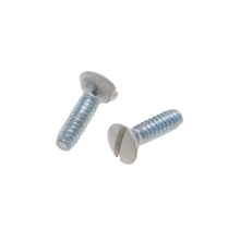 6-32 X 1/2 Inch Oval Head Slotted Machine Screw Steel Zinc Painted Brown SP182 (Pack of 100)