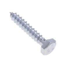 5/16 X 2 Inch BLS and JBLS Hexagonal Bolt Zinc Chromate Steel Lag Screw JBLS12 (Pack of 100)