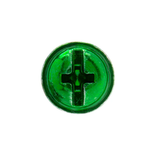 10-32 X 3/8 Inch Connectivity Ground Screw Steel Zinc Green GS20 (Pack of 100)