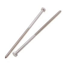 5/16 x 6 Inch BLS and JBLS Hex Lag Bolt Zinc Stainless Steel JBLS20SS (Pack of 50)