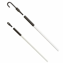 3/16 Inch 12FT Tuff-Rod Extra Flex Luminescent Fiberglass Cable Fishing Rod Kit 31-631