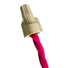 22 to 8 AWG 600V Twister Tan Twist-On Wire Connector 30-341 (Pack of 100)