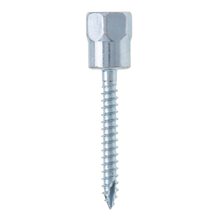 1/4 X 1 Inch Vertical Wood Rod Hanger for 1/4-20 Threaded Carbon Steel JRWV37100 (Pack of 25)