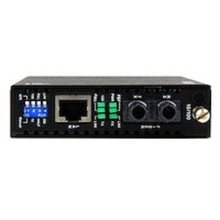 10/100 Mbps Ethernet connection up to 1.2 miles/2km over Multi Mode Fiber Media Converter ST fiber