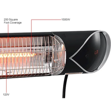 1500W Carbon Infrared Patio Heater w/Remote Control Wall or Ceiling Mount WB246718