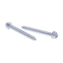 10 x 1-1/2 Inch Heavy Duty Hex Head Sheet Metal Screw Designed for Strong Grip JDS184 (Pack of 100)