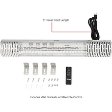 1500W Carbon Infrared Patio Heater w/ Remote Control Wall or Ceiling Mount WB246720
