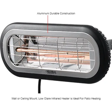 1500W Infrared Patio Heater Wall Or Ceiling Mount Low Glare WB246721