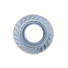 1/4-20 Inch Hexagonal Serrated Flange Lock Nut 18-8 Stainless Steel JSFN1420SS (Pack of 100)