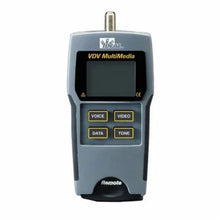 5.2 × 2.9 × 1.6 Inch Voice/Data/Video Multimedia LCD-Based Wiremapper and Cable Tester 33-856