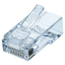 0.041 Inch 23 to 24 AWG CAT6 Large Diameter Feed-Thru Modular Plug 85-376 (Pack of 25)