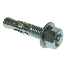 3/8 x 2-1/4 Inch Heavy Duty Zinc Plated Wedge Anchor for Concrete JTS3218 (Pack of 100)
