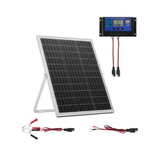 25W 12V Solar Panel Battery Charger Solar Battery Trickle Charger Maintainer with Intelligent MPPT Controller