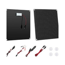 20W 12V Solar Panel Battery Charger Solar Battery Trickle Charger Maintainer with Built-in Smart Controller