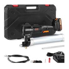 20-Volt 10,000 PSI Electric Grease Gun Kit Professional High Pressure Battery Powered Grease Gun with Carrying Case