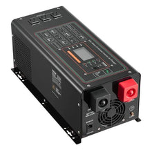 3000 Watt DC 24V to AC 120V Power Inverter with LCD Display Compatible with Various Batteries