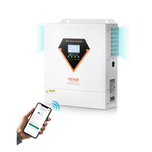 3000W Hybrid Solar Inverter All in One Pure Sine Wave Power Inverter Charger with Built-in 100A MPPT Solar Controller