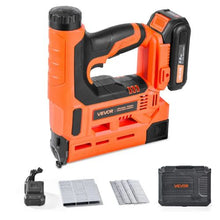 2-in-1 Nail Gun Staple Gun Includes 500 Pcs Staples and 500 Pcs Nails with Battery and Charger