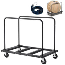 Drywall Cart Dolly Steel Panel Truck Cart with 5 inch Swivel Casters Lumber Drywall Dolly with Tie-Down Strap