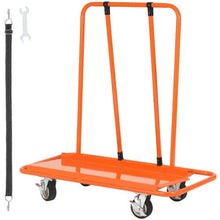 Drywall Cart 3000 LBS Panel Dolly Cart with 45.28" x 21.8" Deck and 5" Swivel Wheels Heavy-Duty Drywall Sheet Cart Handling Wall Panel