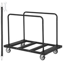 Drywall Cart 1800 LBS Panel Dolly Cart with 45.28" x 29.13" Deck and 5" Swivel Wheels Heavy-Duty Drywall Sheet Cart Handling Wall Panel