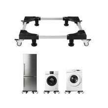 Fridge Stand Mobile Base 1100 lbs Load Capacity Washing Machine Stand with 8 Locking Twin Wheels and 4 Brakes Refrigerator and Dryer