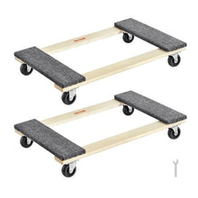 Furniture Dolly 1000 lbs Each Load Capacity Heavy Duty Hardwood Furniture Moving Dolly Moving Cart with Wheels for Heavy Furniture