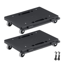 Furniture Dolly 500 lbs Capacity Each Count Furniture Mover with Wheels Portable Moving Rollers 4 Wheels Heavy Duty Small Flat Dolly Cart