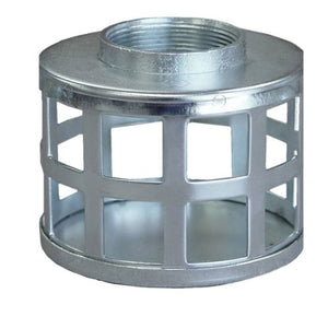 1 1/2 Inch Suction Hose Square Hole Steel Strainer