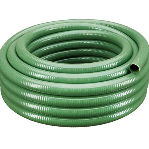 1 Inch Flexible PVC Standard Green Suction Hose 50FT