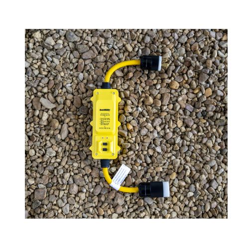30A 120V In Line GFCI Cord Set Yellow 44830005-2 (Pack of 2)