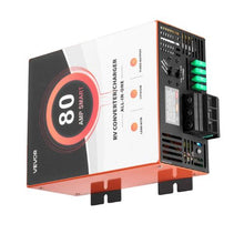 80 Amp 110V AC to 12V DC RV Converter Battery Charger Compatible with Lithium & Lead Acid Battery