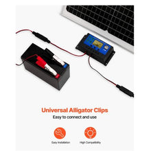 30W 12V Solar Panel Battery Charger Solar Battery Trickle Charger Maintainer with Intelligent MPPT Controller