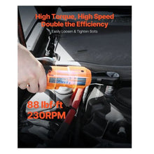 3/8 Inch Drive 230 RPM up to 88 ft-lbs of Torque Battery Powered Electric Ratchet Wrench Set