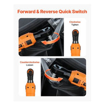 3/8 Inch Drive 230 RPM up to 88 ft-lbs of Torque Battery Powered Electric Ratchet Wrench Set