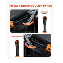 3/8 Inch Drive Battery Powered Electric Ratchet Wrench Set with Two 2.0Ah Batteries