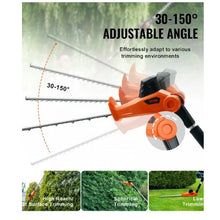 20V Cordless Hedge Trimmer 18 Inch Double edged Steel Blade Pole Hedge Trimmer Kit