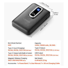 Magnetic Power Bank 10000 mAh Battery Pack Wireless MagSafe-Compatible Portable Charger