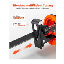 20V 3000 SPM Variable Speed 1 Inch Stroke Length Electric Reciprocating Saw with Battery Charger