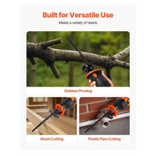 20V 3000 SPM Variable Speed 1 Inch Stroke Length Electric Reciprocating Saw with Battery Charger